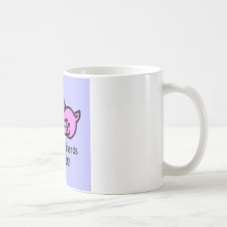 Djur är mat för vänner inte! kaffemugg