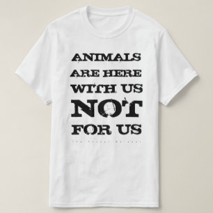 Djur är med oss skjortan (vit) tröja