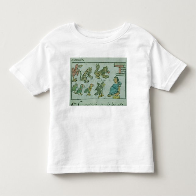 Djur av den Aztec kejsaren T-shirt (Framsida)