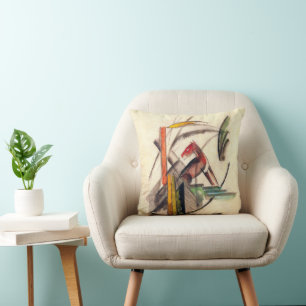 Djur av Franz Marc, Vintage Expressionism Konst Kudde