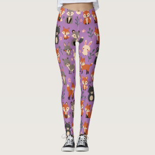 Djur av kvismskotskt trä, Mönster Leggings