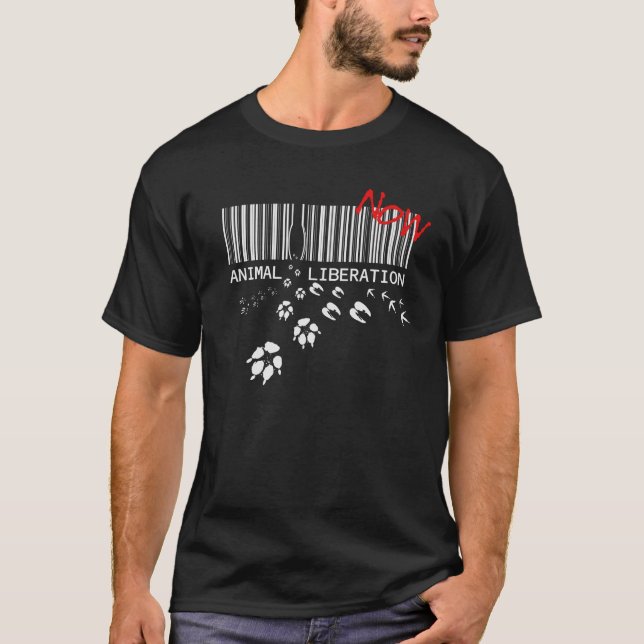 Djur befrielse NU T-shirt (Framsida)