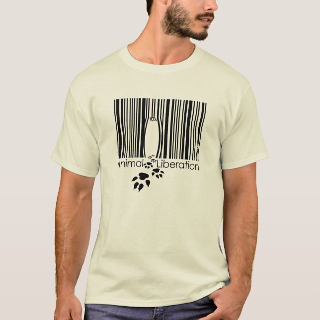 Djur befrielsegrabbskjorta tee shirt (Framsida)