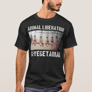 Djur befrielseskjorta (svarten) t-shirt