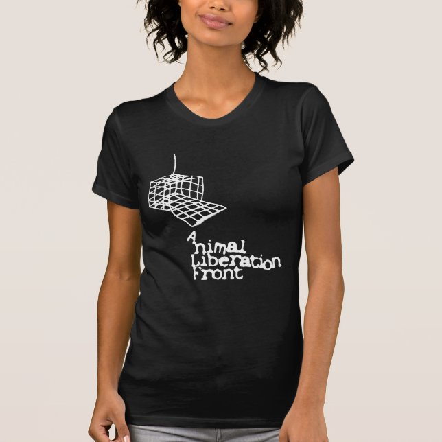 Djur befrielseT-tröja för vegetarisk Vegan T Shirt (Framsida)
