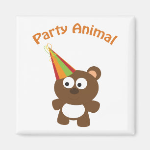 Djur björn för party magnet