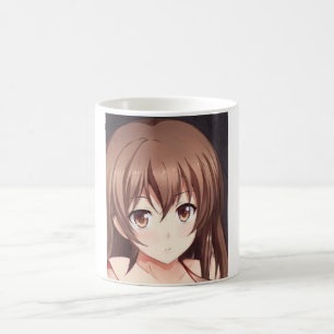 Djur brun brun öga kaffemugg