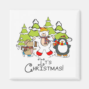 Djur Det är jul Magnet