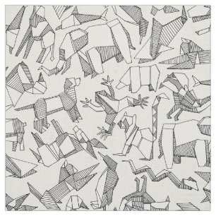 djur ditsy pärla för origami tyg