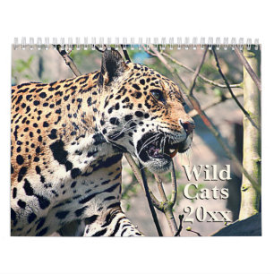 Djur djurlivkalender för vild katt kalender