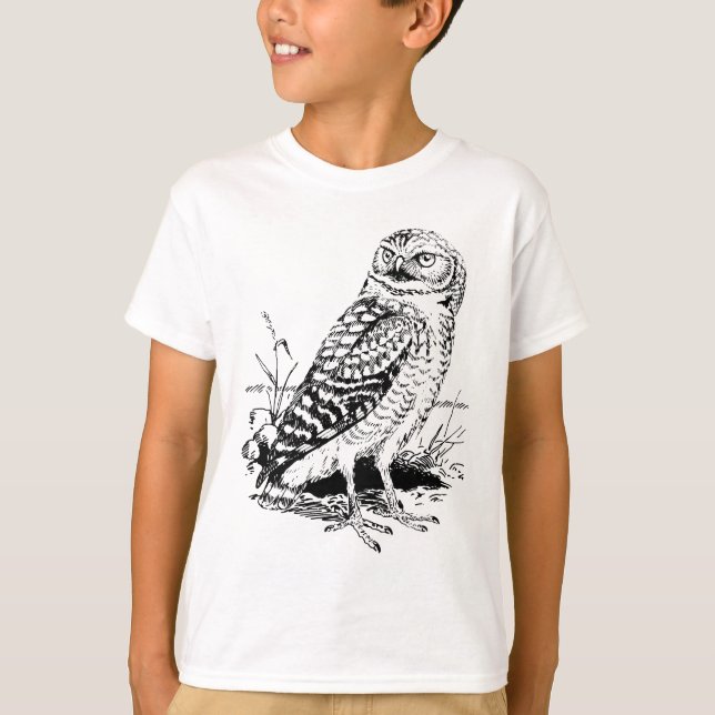 Djur, fåglar, bilder t shirt (Framsida)