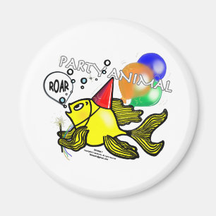 Djur fisk för party magnet