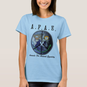 Djur för djura jämställdhetkvinna utslagsplats t shirt