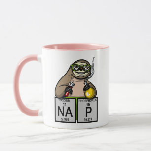 Djur för vetenskap för Slothkemilärare Mugg
