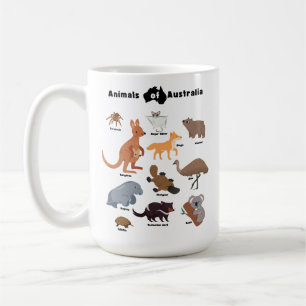 Djur från Australien Aussie Wildlife Kaffemugg