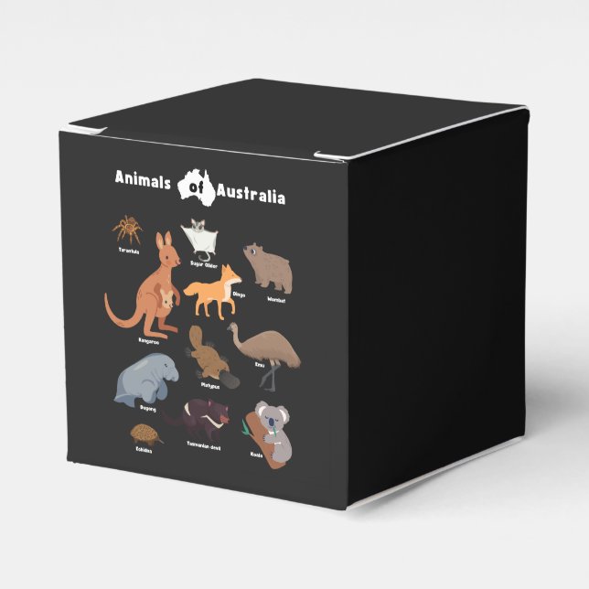 Djur från Australien Aussie Wildlife Presentaskar (Framsidan Sidan)