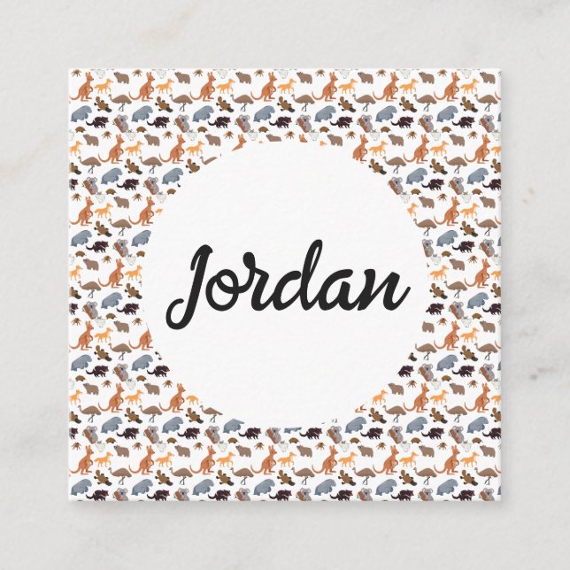 Djur från Australien Aussie Wildlife Tilläggskort (Framsida)