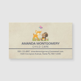 Djur från cute Forest Djals, vismisk Tecknad