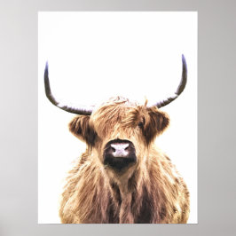 Djur från höns, skotska porträtt poster