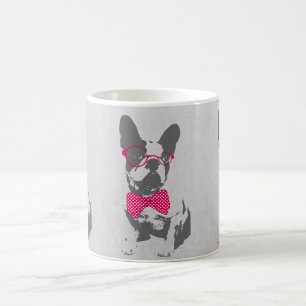 Djur fransk bulldogg för gullig rolig moderiktig kaffemugg