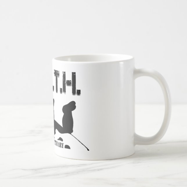 Djur fristadmugg för JORD! Kaffemugg (Höger)