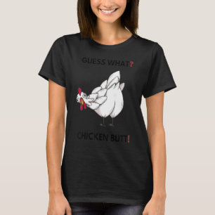 Djur Gissa Vad Kyckling Butt Söt Kycklingar Buffs T Shirt