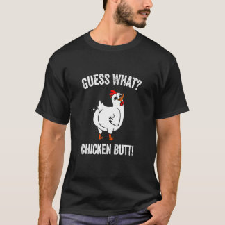 Djur Gissa Vad Kyckling Butt Söt Kycklingar Buffs T Shirt