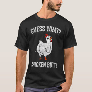 Djur Gissa Vad Kyckling Butt Söt Kycklingar Buffs T Shirt