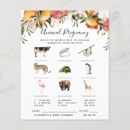 Djur Graviditet | Baby Shower Lek