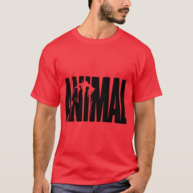 Djur GYM pojke T Shirt (Framsida)