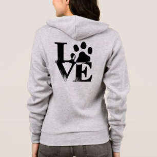 Djur Hoodie för kärlektasstryck Tee Shirt