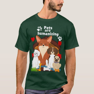 Djur Husdjur gör tjej mänsklig T Shirt