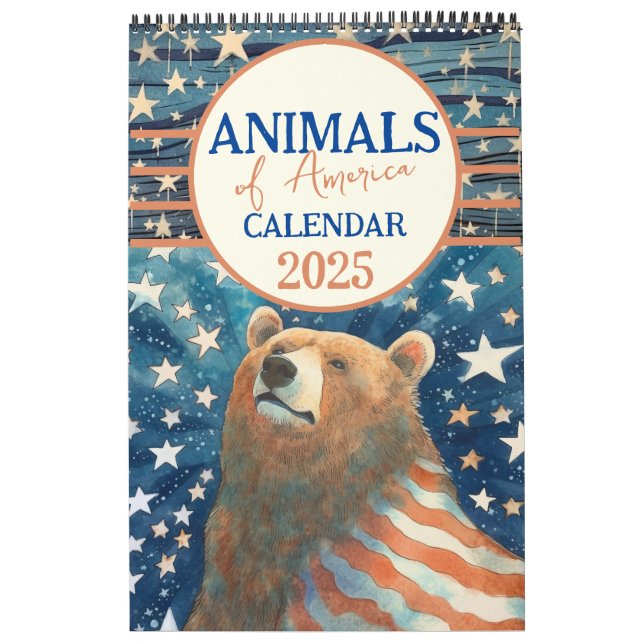 Djur i Amerika 2026 Kalender (Omslag)