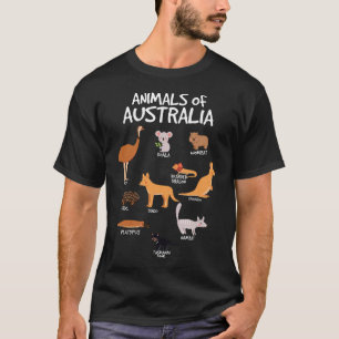 Djur i Australien Aussie Australian Kangaroo T Shirt