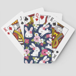 Djur i blommor  casinokort