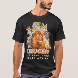 Djur i den sydafrikanska nationalparken T-Sh T Shirt