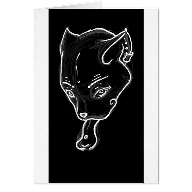 Djur i dig hälsningskort (Framsidan)