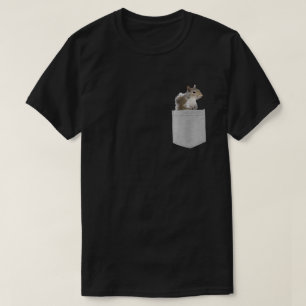 Djur i din amerikanska Grått-ekorre Lång T Shirt