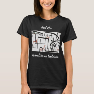 Djur i ett djurutrymme av Paul Klee T-Shirt