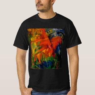 Djur i ett landskap av Franz Marc T Shirt