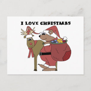Djur i Kärlek, julskjortor och julklappar Helg Vykort