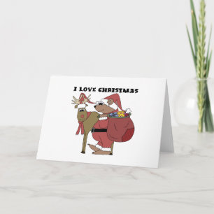 Djur i Kärlek, julskjortor och julklappar Helgkort