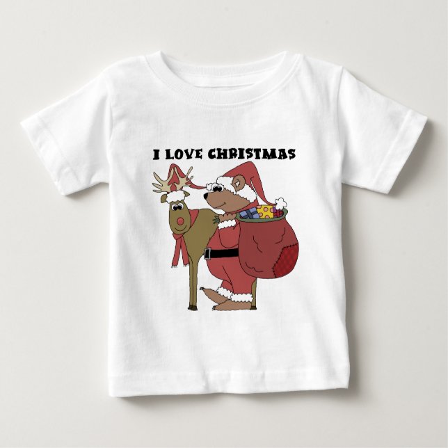 Djur i Kärlek, julskjortor och julklappar Tee Shirt (Framsida)