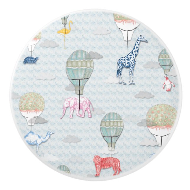 Djur i keramisk knopp för luftballonger (Framsidan)