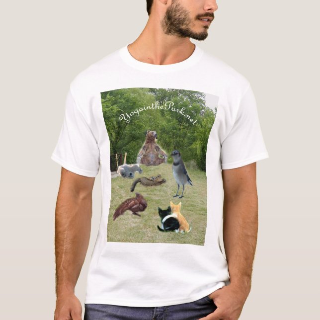 djur i parkera tee shirt (Framsida)