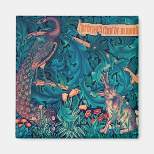 Djur i skogen, William Morris Magnet