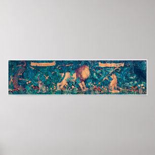 Djur i skogen, William Morris Poster