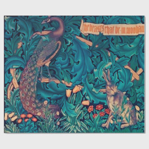 Djur i skogen, William Morris Presentpapper