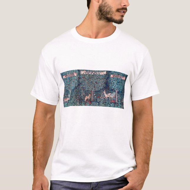 Djur i skogen, William Morris T Shirt (Framsida)