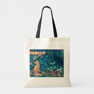 Djur i skogen, William Morris Tote Bag Tygkasse